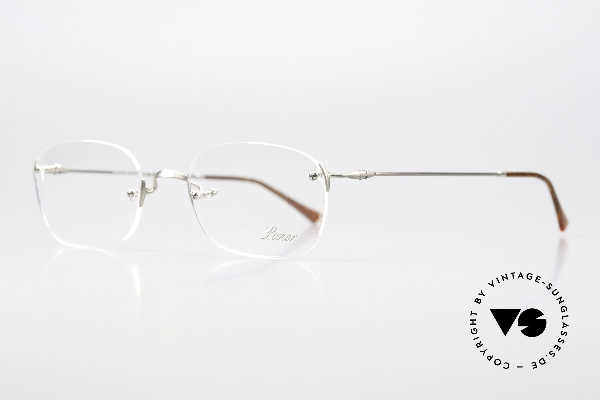 Glasses Lunor Classic Anatomic Vintage Eyewear Rimless