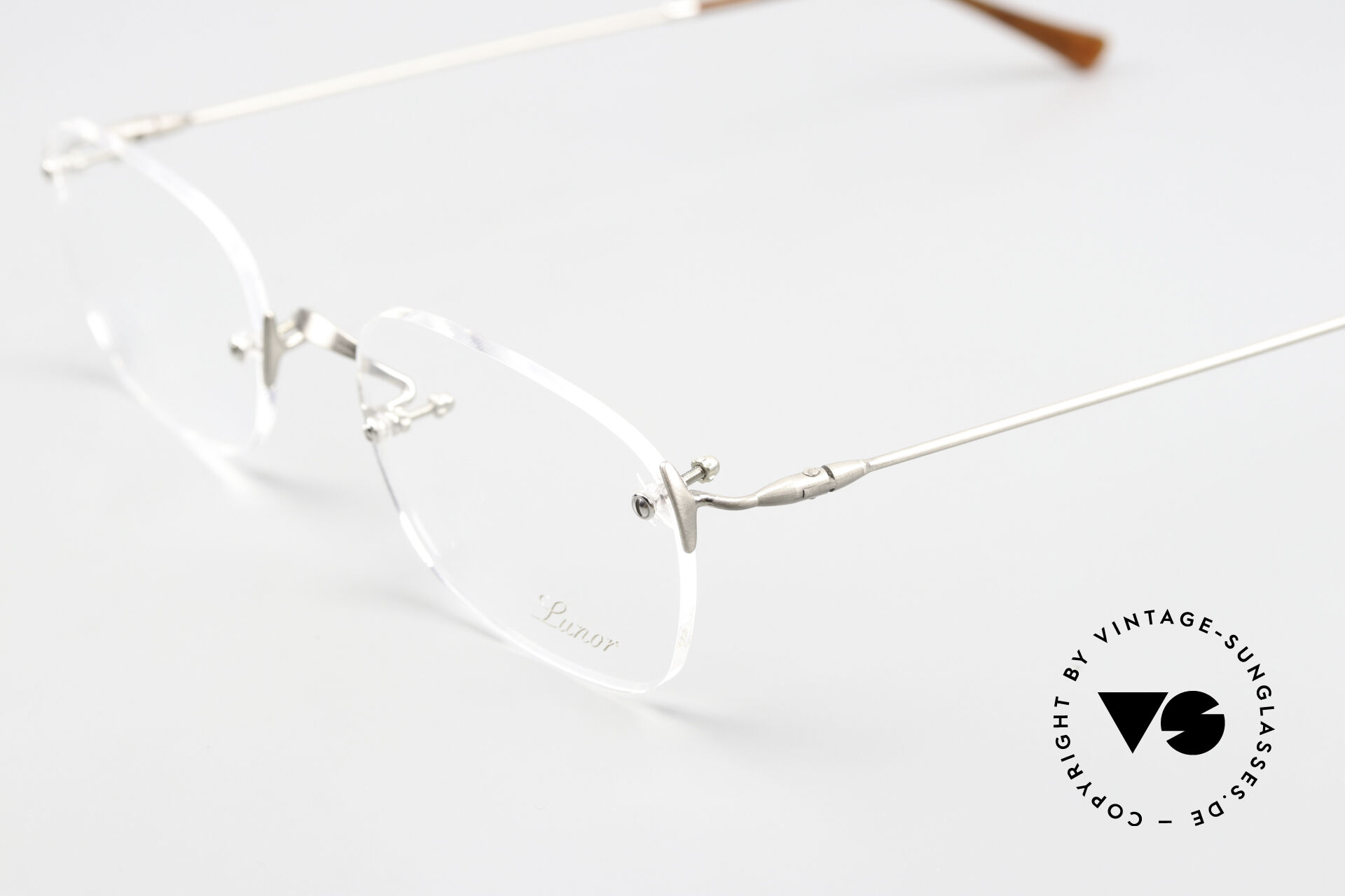 Glasses Lunor Classic Anatomic Vintage Eyewear Rimless