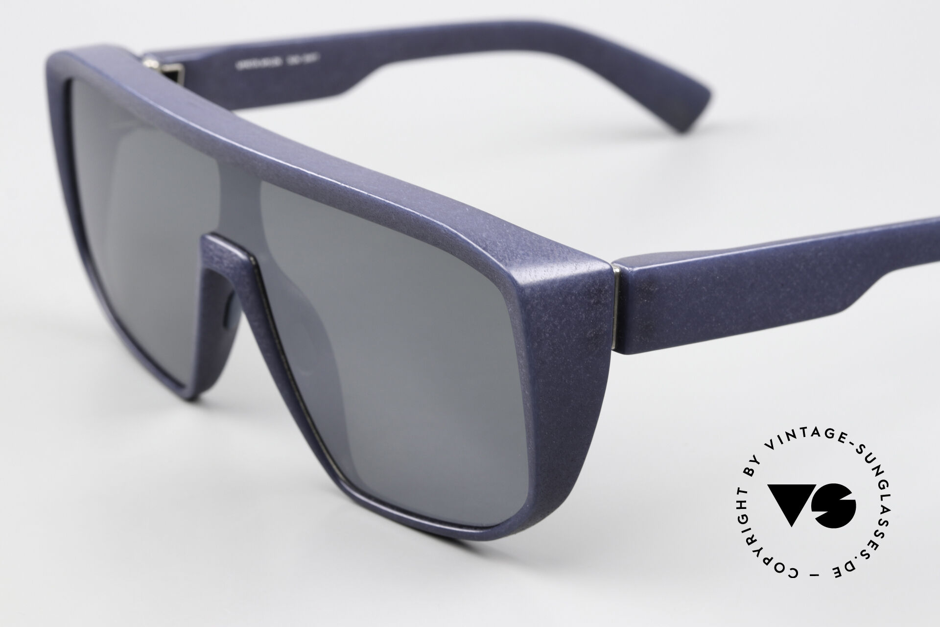 Sunglasses Mykita Mylon Shift Navy Blue Silver Flash Shield