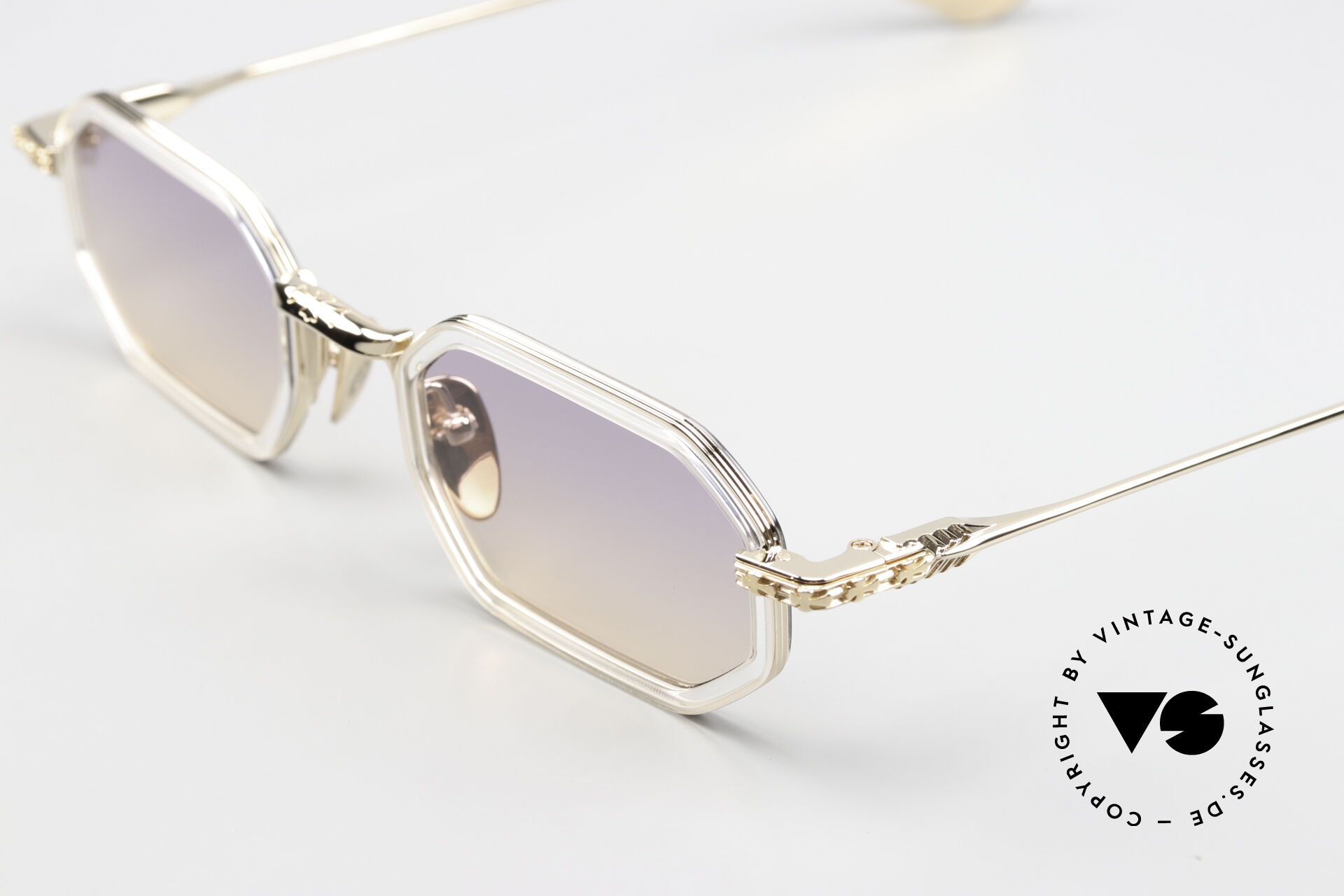 Chrome Hearts Stylida Sunglasses Eyewear Chrome Hearts Stylida Crystal Gold Gradient Sunglasses  main image 4