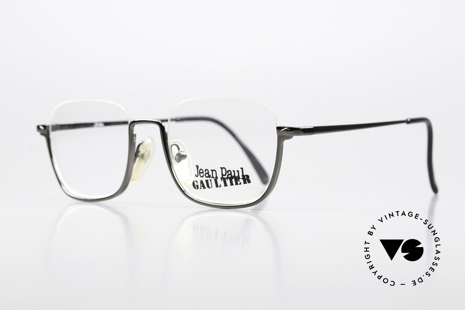 Glasses Jean Paul Gaultier 55-7161 Square 90s Eyewear Nylor