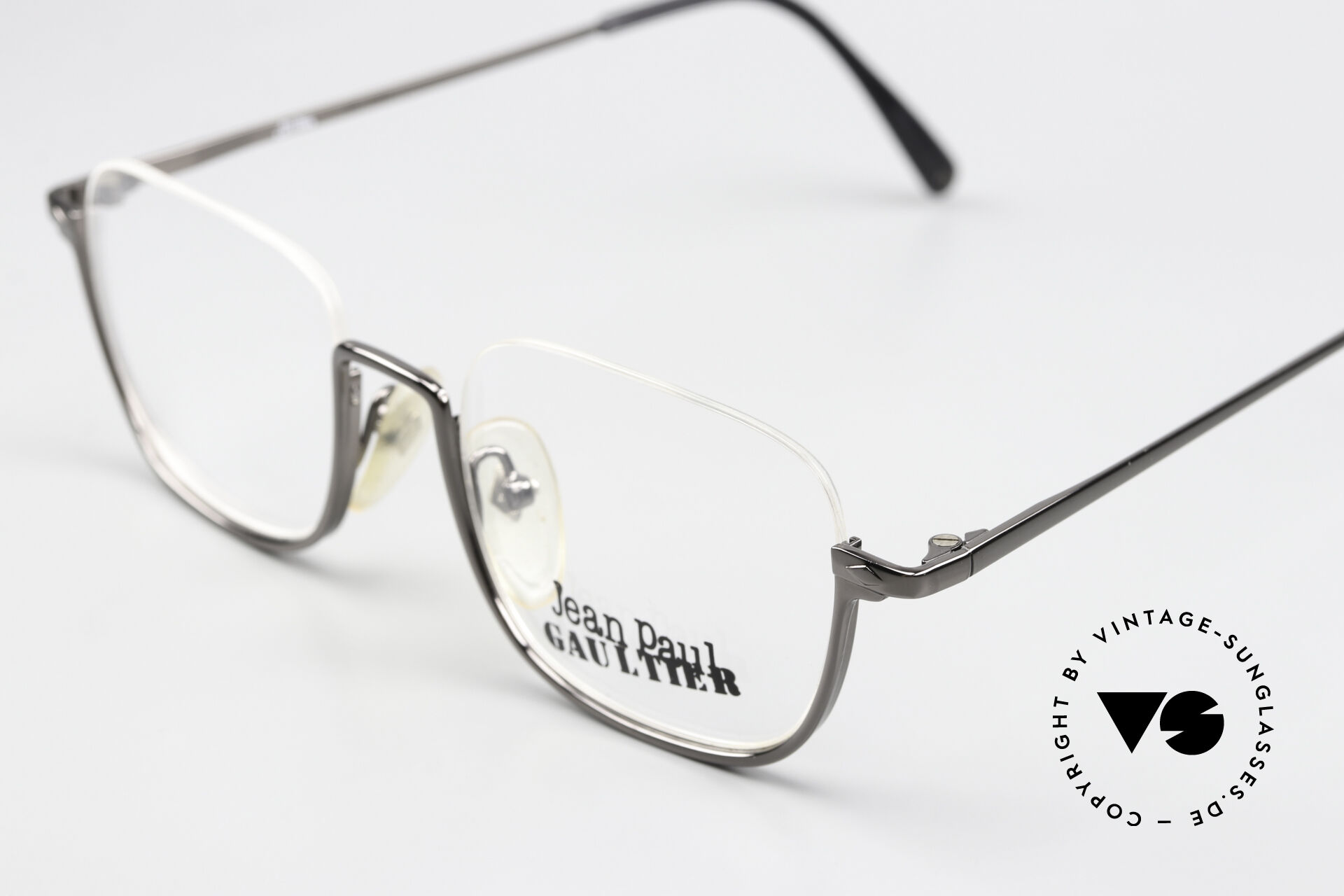 Glasses Jean Paul Gaultier 55-7161 Square 90s Eyewear Nylor