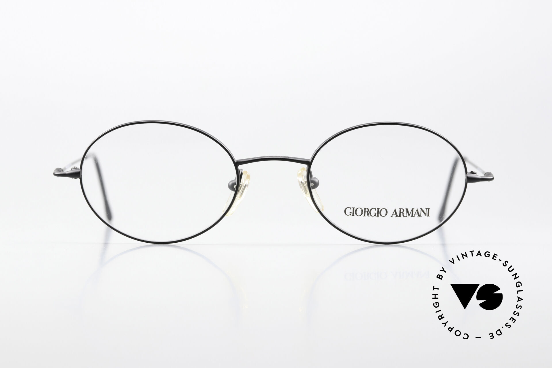 Glasses Giorgio Armani 281 90's Metal Frame Black