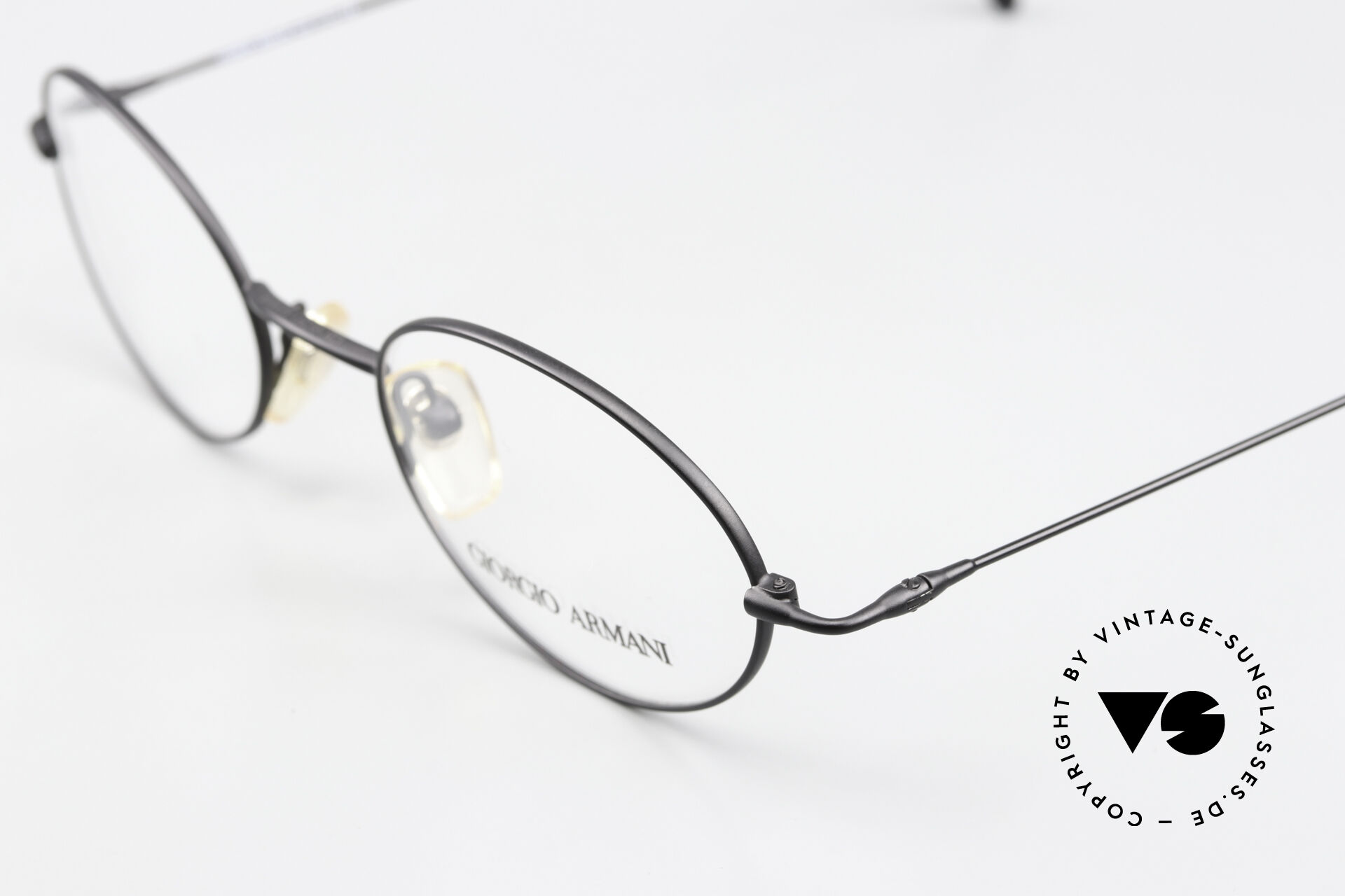 Glasses Giorgio Armani 281 90's Metal Frame Black