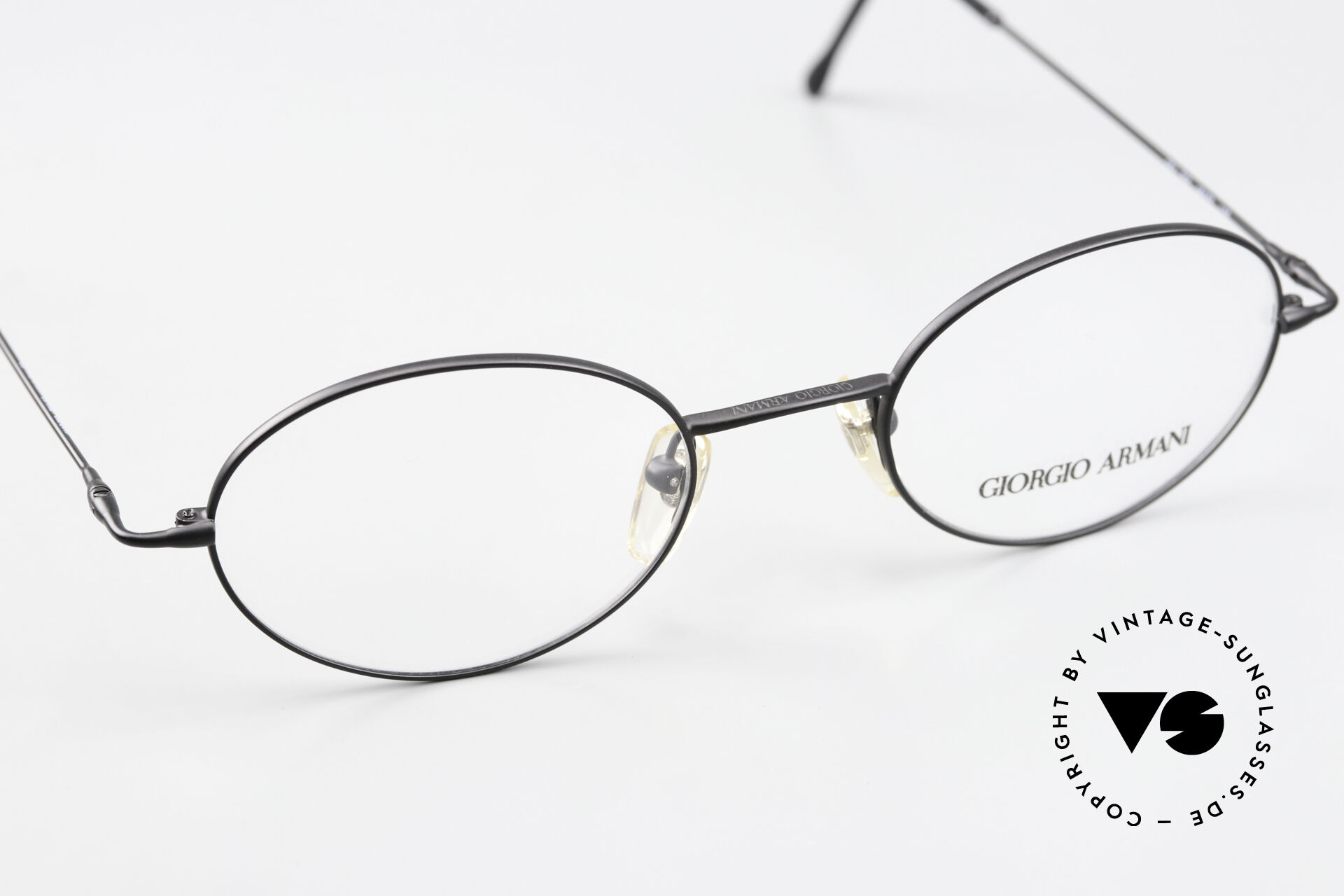 Glasses Giorgio Armani 281 90's Metal Frame Black