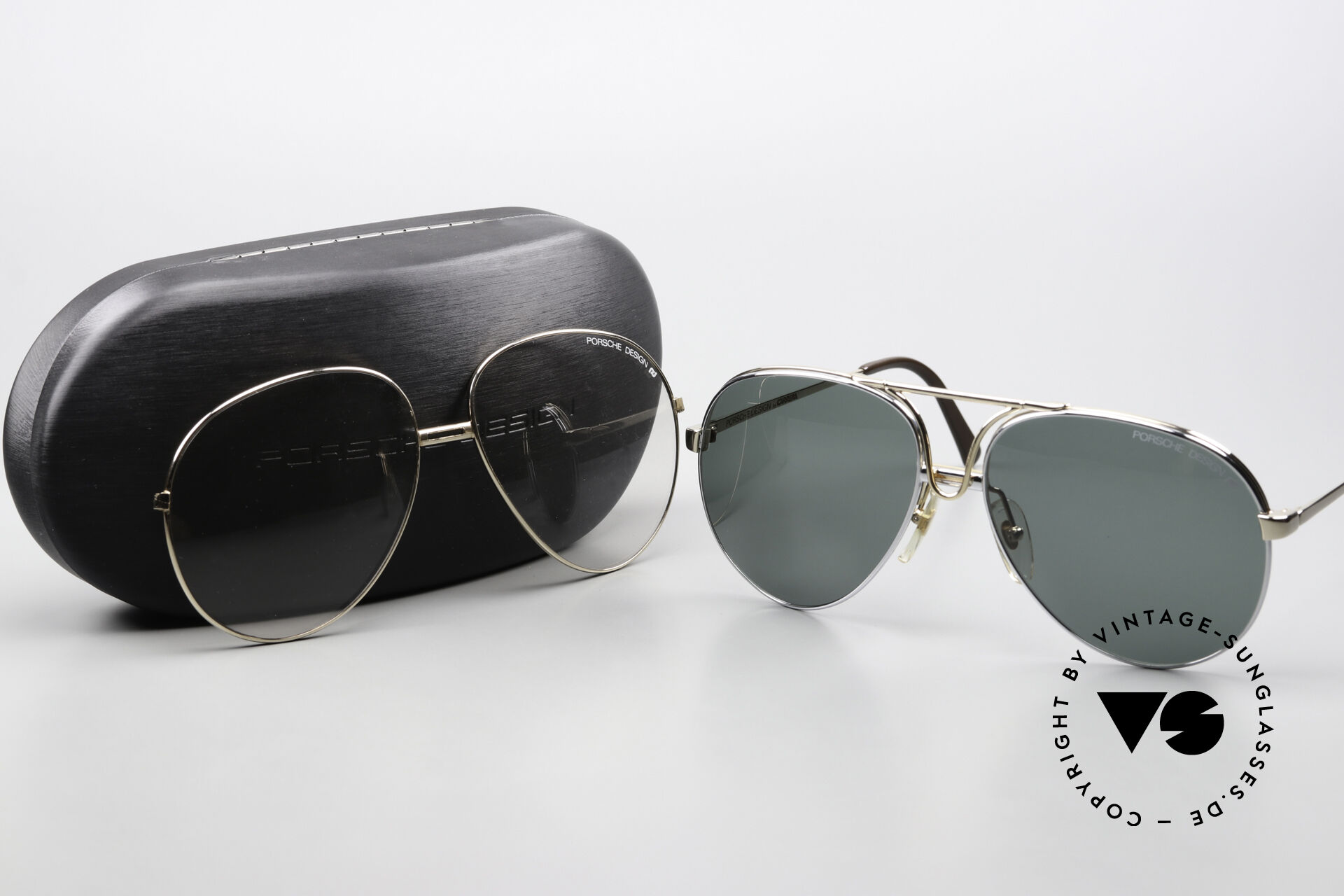 Sunglasses Porsche 5657 90s Frame With Two Fronts