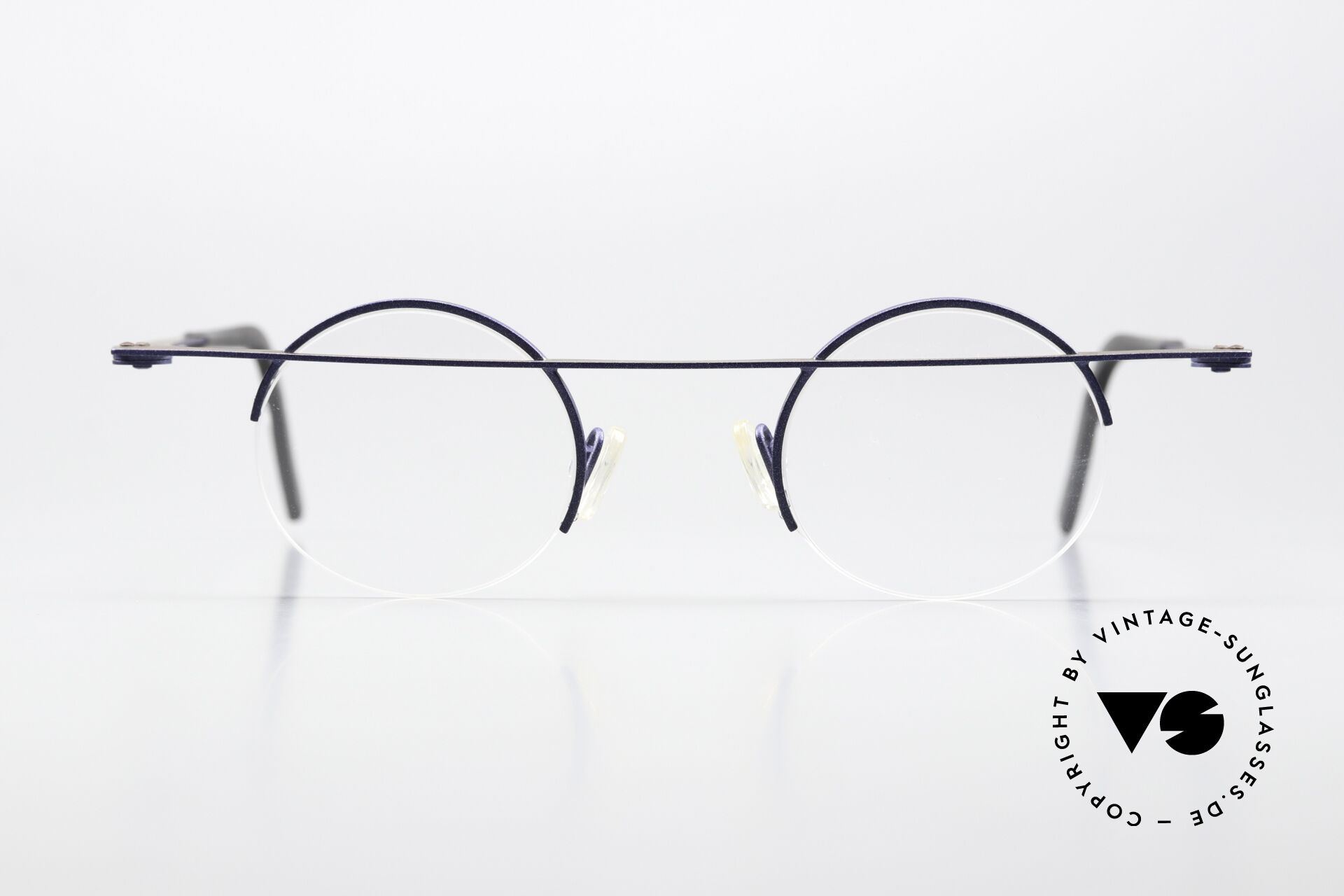 Glasses Theo Belgium Gnocchi Bar Eyeglasses Semi Rimless