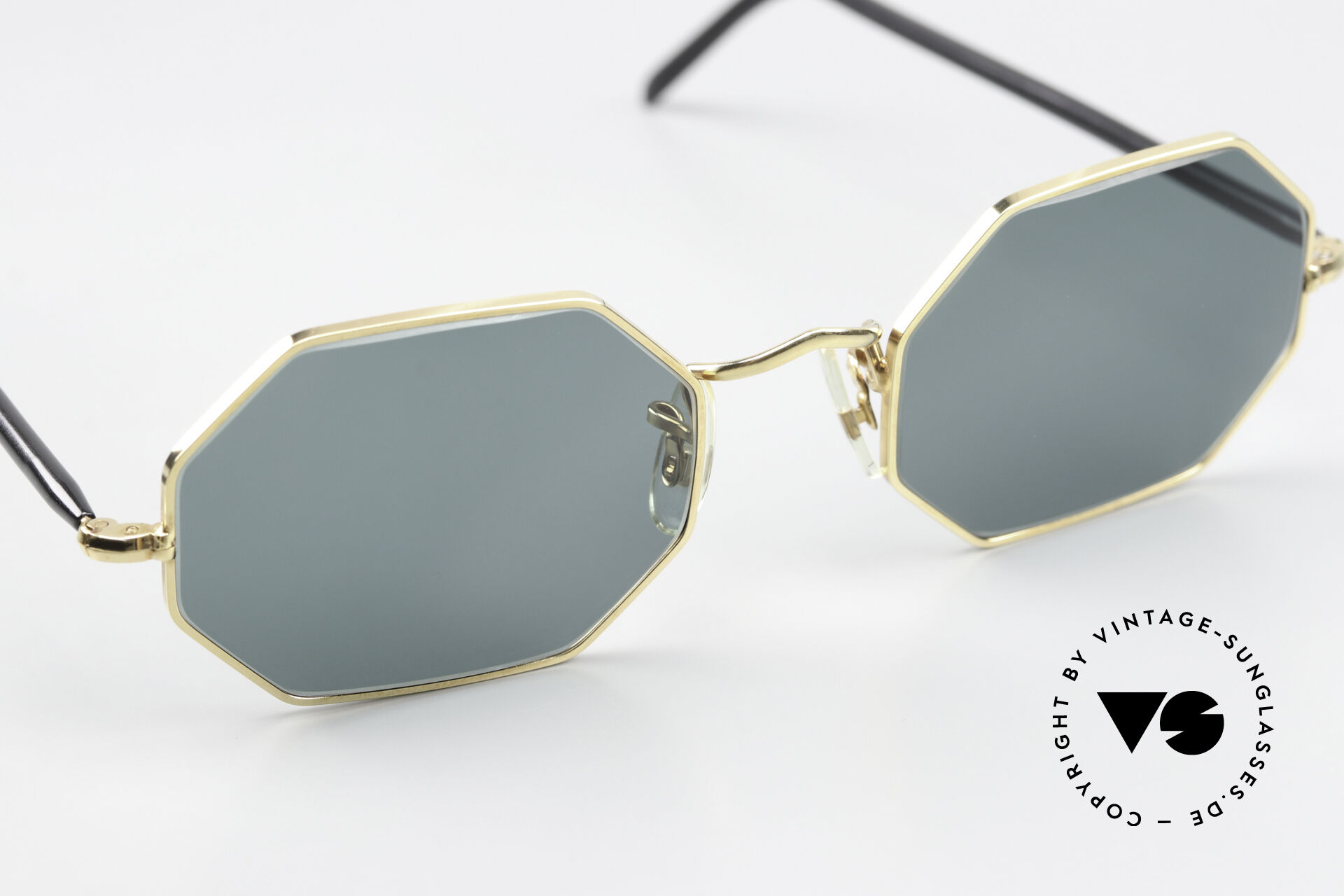 M*t様 60s ALGHA 14KT WHITE GOLD QUADRA PA Sunglasses Algha Octag Octagonal 14kt Gold-Filled
