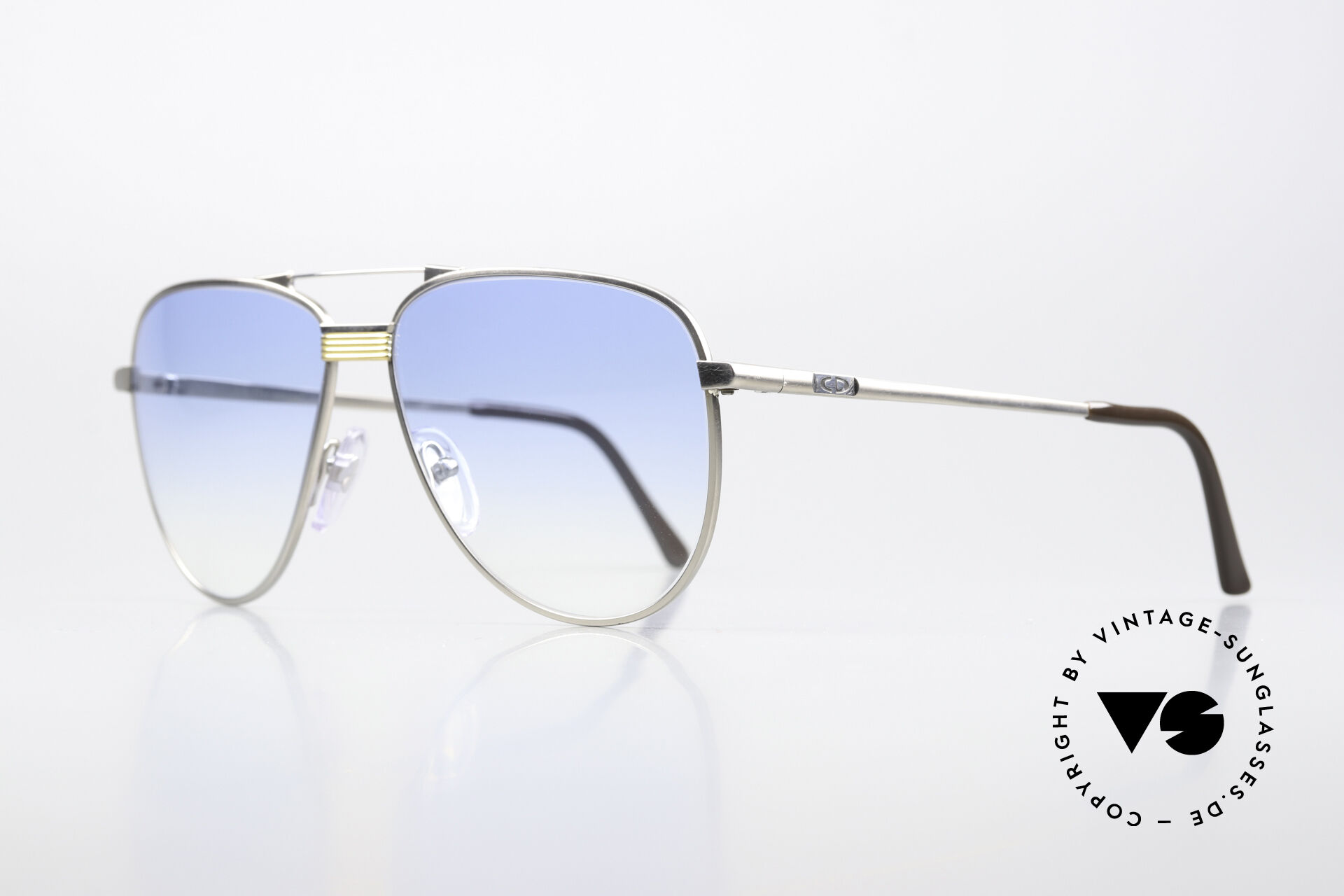 Sunglasses Christian Dior 2330 80's Men's XL Shades Titanium