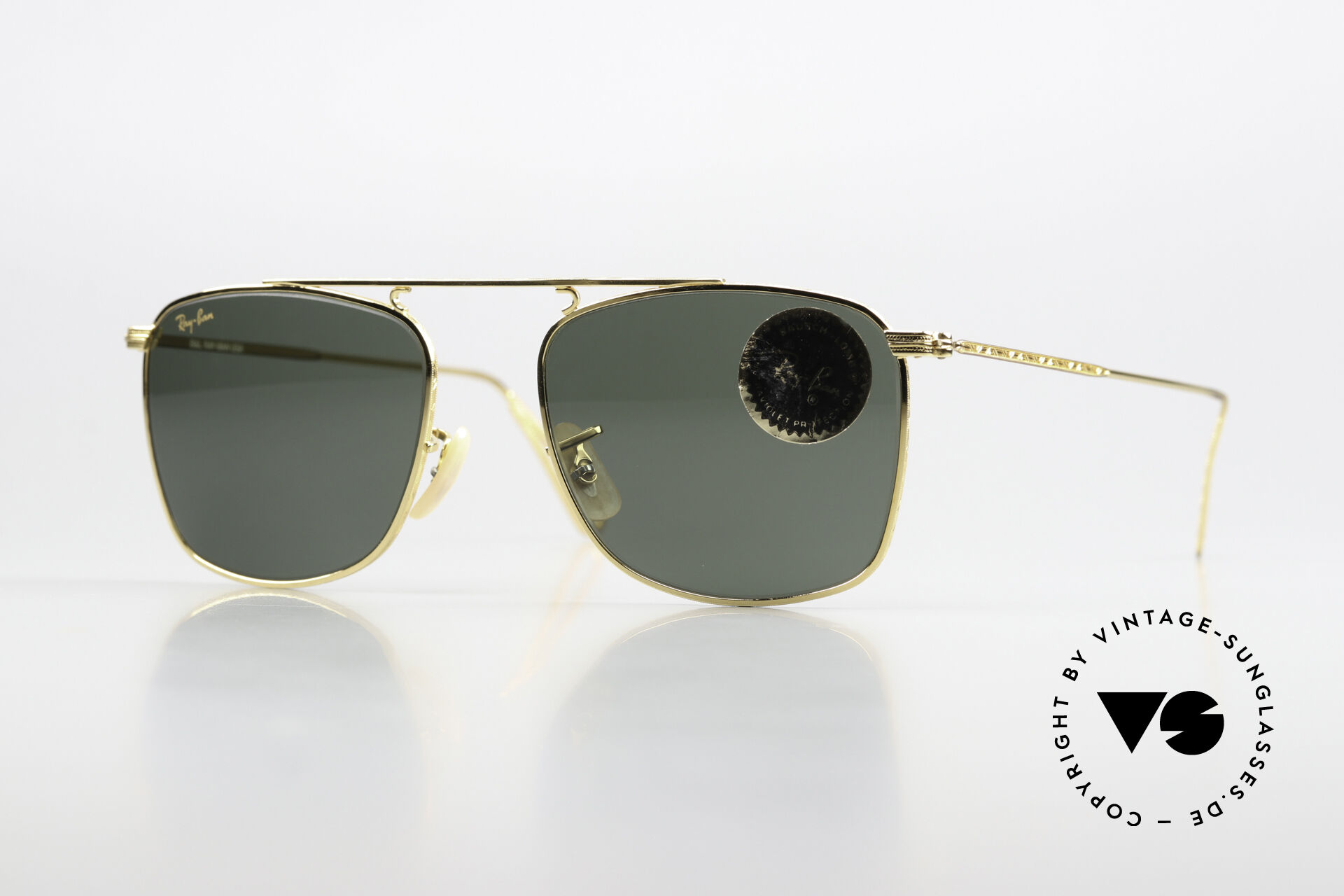 Sunglasses Ray Ban Vintage Rectangle Old Bausch&Lomb USA Shades