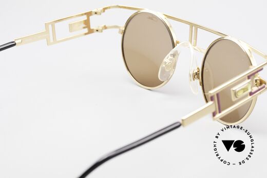 Cazal 958 1990's Vanilla Ice Sunglasses, orig. light-brown CAZAL lenses; 100% UV protection, Made for Men and Women