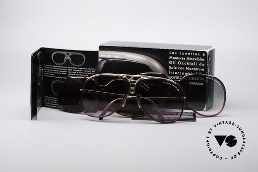 Porsche 3 in 1 Small 5631 + 5632 + 5633, NO RETRO SHADES, but an authentic 80s original, Made for Women