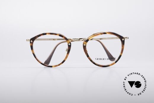 Giorgio Armani 354 No Retro Glasses 80's Frame, demo lenses can be replaced with optical or sun lenses, Made for Men and Women