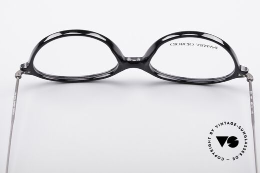 Giorgio Armani 374 90's Unisex Vintage Glasses, the demo lenses can be replaced with optical lenses, Made for Men and Women