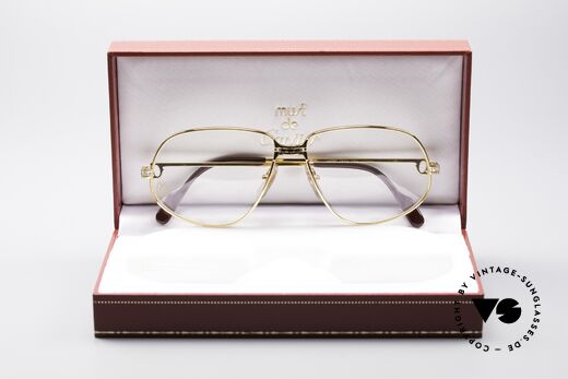 Cartier Panthere G.M. - L 1980's Luxury Eyeglass-Frame, unworn with orig. packing (hard to find in this condition), Made for Men