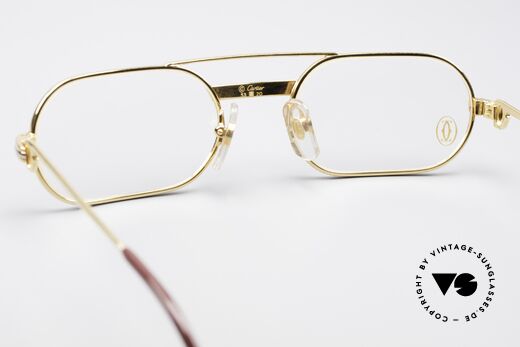 Cartier MUST LC - S Elton John Luxury Eyeglasses, NO RETRO eyewear; a 35 years old vintage ORIGINAL!, Made for Men