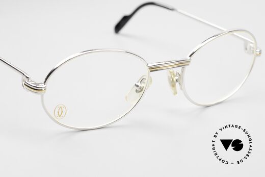 Cartier Saint Honore Oval Platinum Luxury Frame, NO RETRO EYEGLASSES; but a 25 years old ORIGINAL!, Made for Men and Women