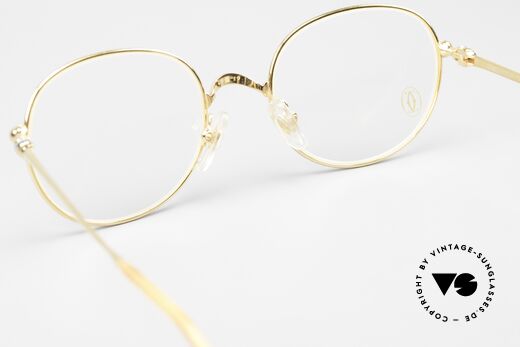 Cartier Antares Round 90's Luxury Eyewear, orig. demo lenses should be replaced with prescriptions, Made for Men and Women