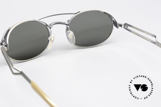 Jean Paul Gaultier 56-7107 Industrial Vintage Frame 90's, NO RETRO sunglasses, but a rare 30 years old original, Made for Men and Women