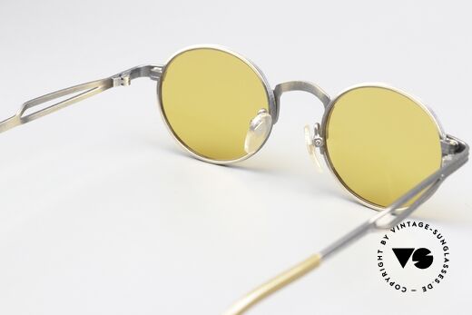 Jean Paul Gaultier 55-7107 90's Frame In Smoke Gold, NO RETRO glasses; but a rare ORIGINAL from 1997, Made for Men and Women