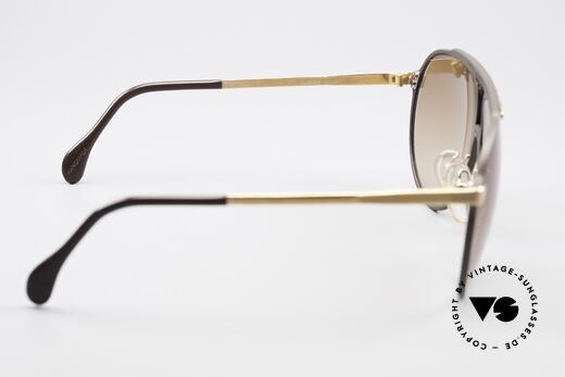 Alpina M1 Iconic West Germany Frame, brown/gold-plated frame with brown-gradient lenses, Made for Men and Women