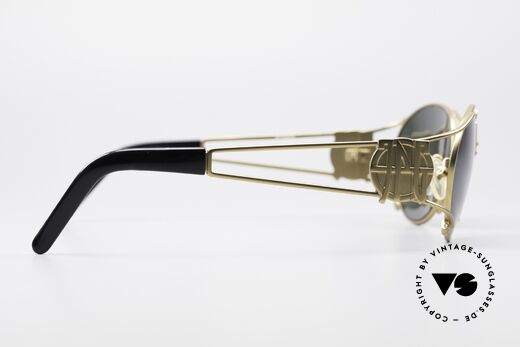 Jean Paul Gaultier 58-6101 90's Steampunk Sunglasses, NO RETRO SHADES, but a 20 years old designer piece, Made for Men and Women