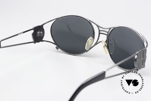 Jean Paul Gaultier 58-6101 Steampunk 90's Sunglasses, NO RETRO SHADES, but a 25 years old designer piece, Made for Men and Women