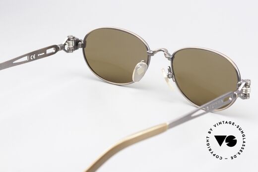 Jean Paul Gaultier 56-8102 Oval Steampunk Sunglasses, NO retro sunglasses, but a rare original from 1995, Made for Men and Women