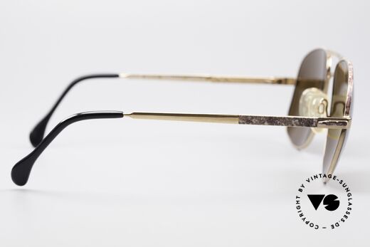 Zollitsch Cadre 8 18k Gold Plated Sunglasses, NO RETRO fashion, but a rare 30 years old ORIGINAL, Made for Men