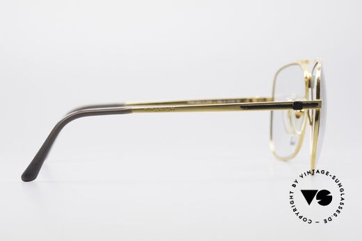 Dunhill 6038 Gold-Plated Titanium Frame, a precious unworn 80's ORIGINAL with original case, Made for Men