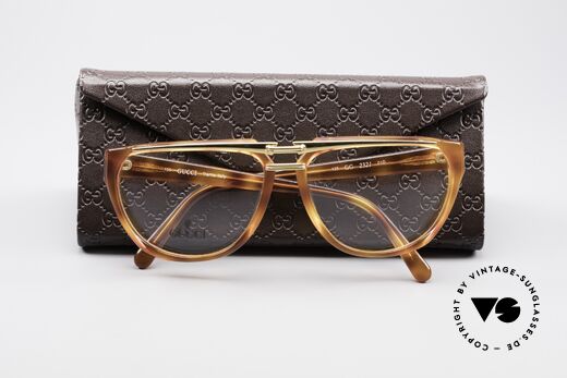 Gucci 2321 Ladies Designer Glasses 80's, demo lenses can be replaced with optical (sun) lenses, Made for Women