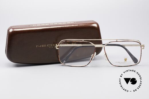 Neostyle Dynasty 424 - XL 80's Titanium Men's Frame, the frame fits lenses of any kind (optical / sun), Made for Men