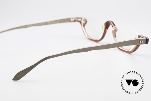 Theo Belgium Eye-Witness AE27 Crazy Reading Eyeglasses, for instance: lenses are fixed with screws at the frame, Made for Men and Women