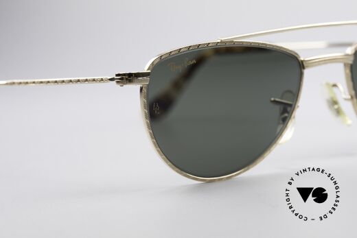 Ray Ban 1940's Retro Aviator Old Bausch&Lomb Ray-Ban USA, orig. name: 1940's Retro Aviator, W1758, G15, gold, Made for Men and Women