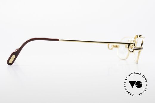 Cartier Demi Lune LC 80's Luxury Reading Glasses, NO RETRO specs; a precious 30 years old vintage ORIGINAL, Made for Men and Women