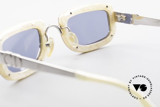 Christian Dior 2972 Designer Shades Silver Nacre, sun lenses could be replaced with prescription lenses, Made for Women