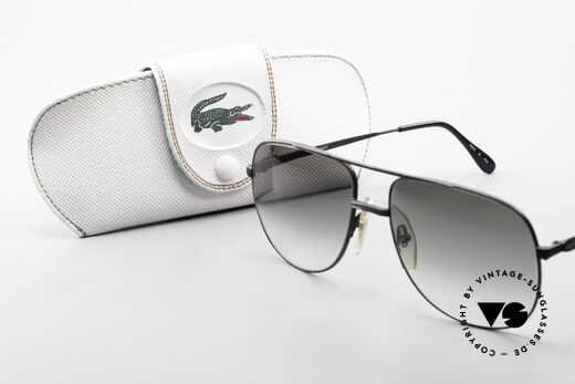 Lacoste 101 Sporty Aviator Sunglasses XL, never worn, NOS, single item with original Lacoste case, Made for Men