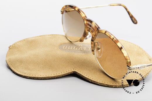 Bugatti 15287 Amber Optic Sunglasses 80's, NO retro sunglasses; a 35 years old original, size 52mm, Made for Men