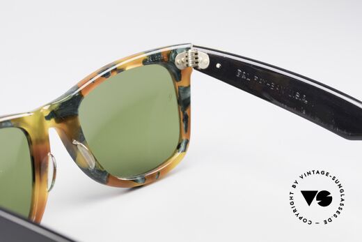 Ray Ban Wayfarer I Limited Deluxe Edition USA, NO retro Italy-Wayfarer; authentic old USA-original!, Made for Men and Women