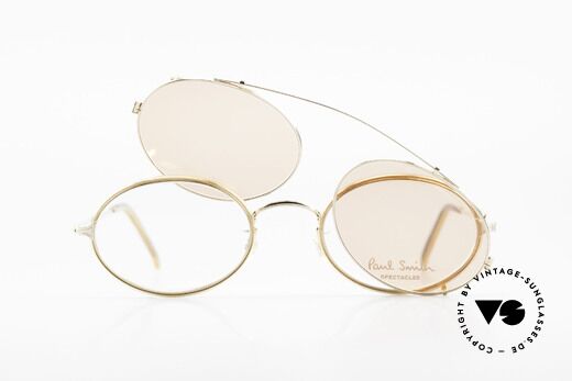 Paul Smith PSR108 Oval Vintage Frame With Clip, NO RETRO eyewear FASHION, but a unique old RARITY!, Made for Men and Women