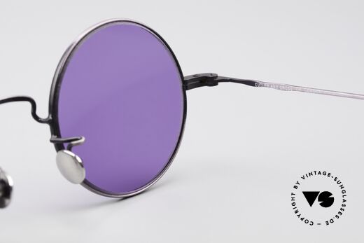 Cutler And Gross 0408 90's Round Vintage Sunglasses, NO RETRO fashion, but a unique 20 years old Original!, Made for Men and Women