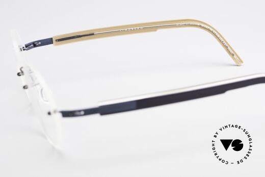 Lindberg 2111 Strip Titan Rimless Titanium Frame Round, Size: extra small, Made for Men and Women