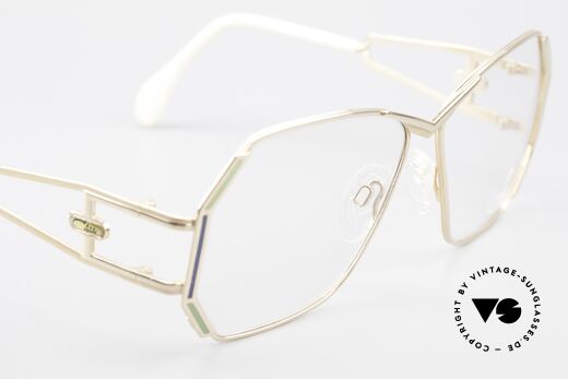 Cazal 225 Old School HipHop Frame 80's, NO RETRO EYEGLASSES, but a unique old CAZAL rarity, Made for Women