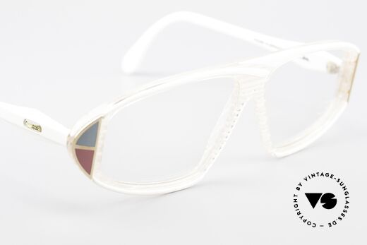 Cazal 187 80's Old School Eyeglasses, the clear DEMO lenses can be replaced optionally, Made for Men and Women