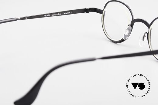 Theo Belgium Dozy Slim Rimless 90's Metal Eyeglasses, NO RETRO frame; but a rare 20 years old ORIGINAL, Made for Men and Women
