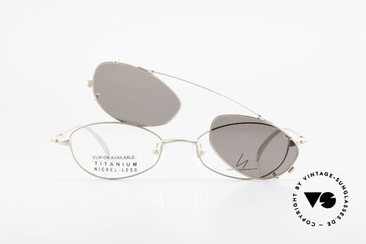 Yohji Yamamoto 52-9011 Clip On Titanium Frame GP, Size: large, Made for Men and Women