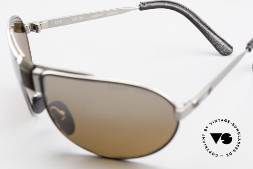 Cebe Dakar Jungle QD02 High-Tech Racing Sunglasses, 30 years old original, unworn; the leather peels a bit off, Made for Men and Women