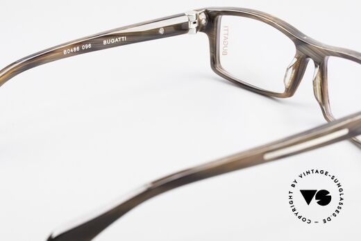 Bugatti 486 Striking Luxury Men's Glasses, the frame (size 54/15) can be glazed optionally, Made for Men