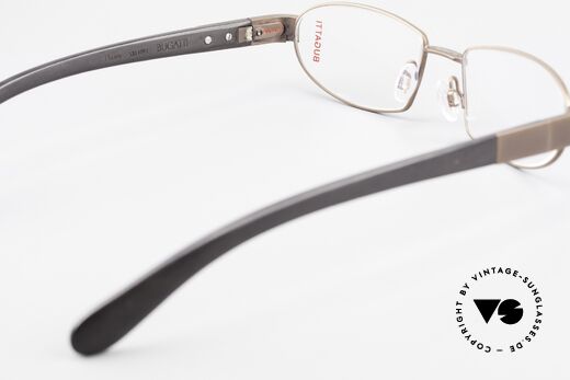 Bugatti 530 Ebony Wood Titanium Frame, unworn rarity for all lovers of quality; with orig. case, Made for Men