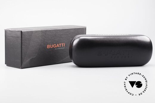 Bugatti 530 Ebony Titan Palladium Frame, Size: medium, Made for Men